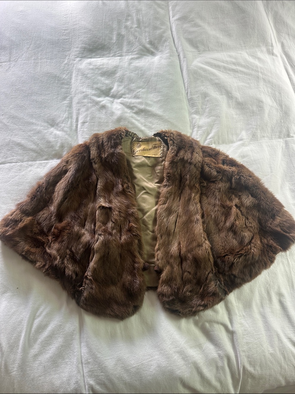 Vintage mink fur stole